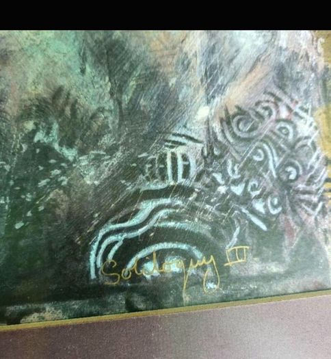 Original Limited Edition Serigraph, Soliloquy III by David Freeman