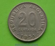 Argentina 1951 year coin