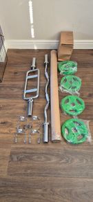 large brand new bars and radial plates