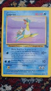 Lapras Non Holo Pokemon Card