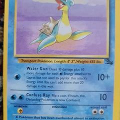 Lapras Non Holo Pokemon Card
