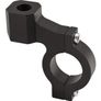 Motorcycle 22mm Handlebar Mirror Mount - Black Image 2