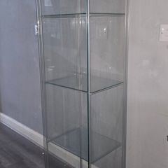 Glass door cabinet