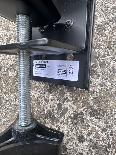 IKEA Stubberget monitor arm and laptop holder
