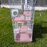 3 Story Pink Hamster Cage Image 2
