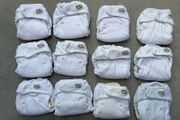 12 Little Comfort Bamboo Fitted Night Nappies 24 Boosters Irish Made