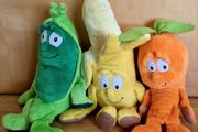 3 cute soft toys