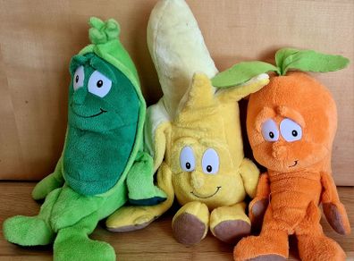 3 cute soft toys