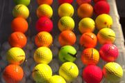 colourful golf balls