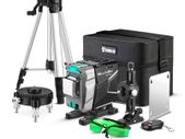 12 Lines 3D Green Laser Level Horizontal&Vertical Cross Lines 520nm,Auto Self-Leveling, High-Precision (DKLL12tdP02 Series)