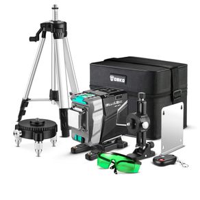 12 Lines 3D Green Laser Level Horizontal&Vertical Cross Lines 520nm,Auto Self-Leveling, High-Precision (DKLL12tdP02 Series)