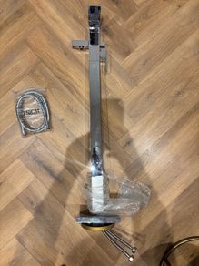 Freestanding chrome bath tap