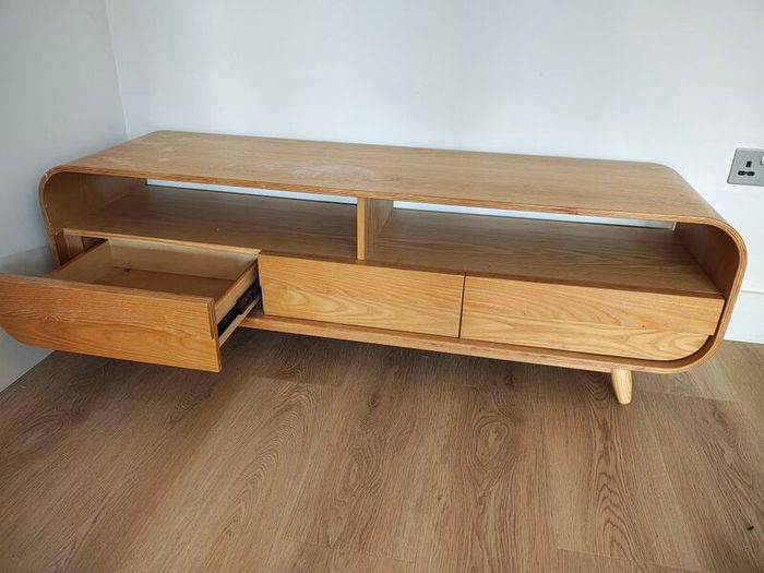 Large tv stand mid-century modern