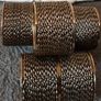 six brass napkin ring's Image 3