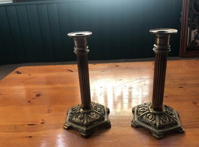 Brass type reeded c stick