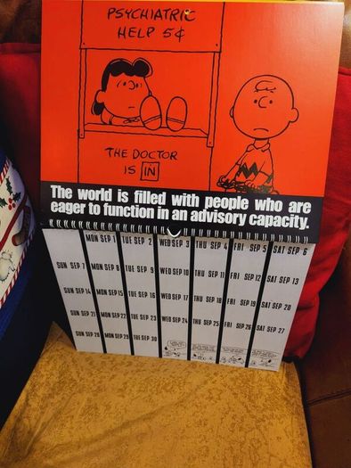 Snoopy 1986 Vintage Charlie Brown Peanuts date book Rare