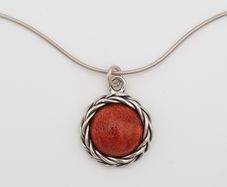 925 vintage sterling silver PIA necklace