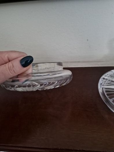 crystal dish