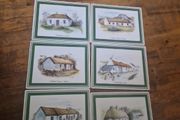 irish cottages tablemats