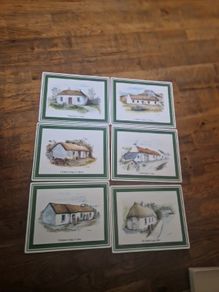 irish cottages tablemats