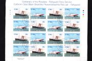 2006 Ireland Centenary of the Rosslare - Fishguard Ferry Service Commemorative Stamp Sheetlet Plate 1B1B1B1B Fine CDS Used with Dublin cancel of 20th June 2006 (First day of issued) on envelope extract.
