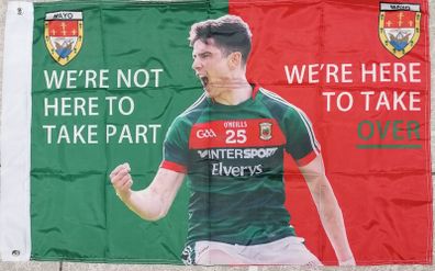 Connor Loftus Mayo GAA flag 3ft x 2ft.