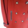 Warm WOOL Coat - Red - French brand NAF NAF - Removable Collar - UK 8 to 10 - Brand New RRP 100 Image 2