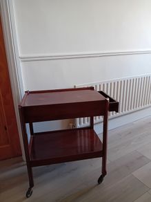 Vintage serving trolley