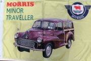 Morris Minor Traveller Flag 3ft x 2ft.