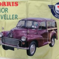 Morris Minor Traveller Flag 3ft x 2ft.