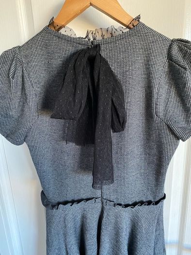 Red Valentino ladies grey houndstooth dress size M