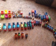 Thomas Tank engines and Loads of friends and tracks
