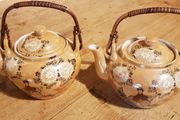 Vintage Pair Porcelain Japanese Teapots