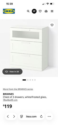 IKEA Brimnes chest of drawers