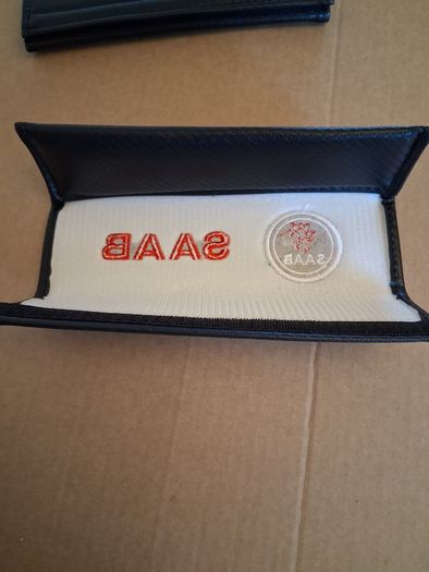 Brand New SAAB Seat Belt Shoulder Pads. Collect In Dublin Or Receive Via Post.