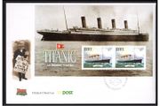 1999 Ireland Maritime History: Titanic Commemorative Stamp Miniature Sheet An Post First Day Cover (FDC)