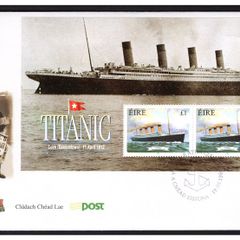1999 Ireland Maritime History: Titanic Commemorative Stamp Miniature Sheet An Post First Day Cover (FDC)