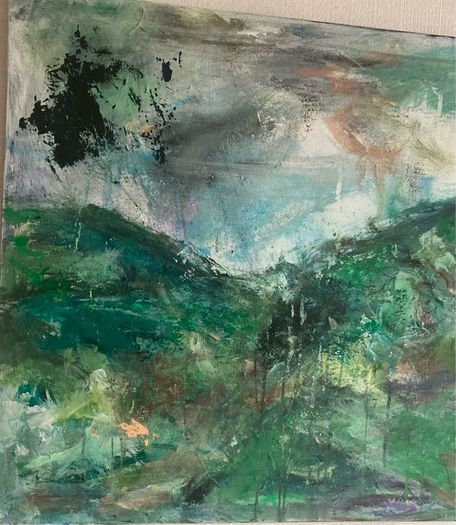 Large Original Painting Original Irish Landscape Framing Option The Wicklow Way Irish Valley Art Wicklow Dublin Kerry Original Irish Art