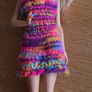 Barbie doll handemade dress and necklace Image 7