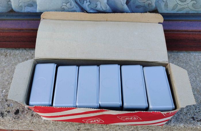 3 boxes of MK clad back boxes (k3591alm) new.