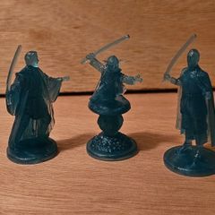 Star Wars Holographic Plastic Figures Roughly 50mm In Height As New Out Of Pack