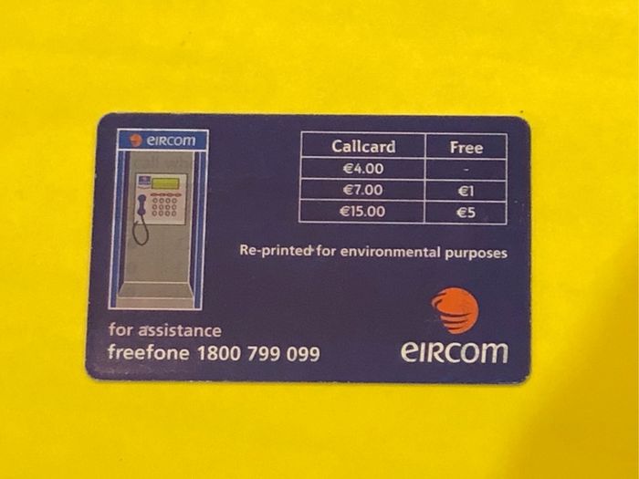 Card 1292 Simply Talk E7 + E1 free Schlumberger Music Front Overprint