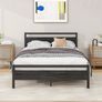 Double Bed Frames with Wood Headboard Image 10
