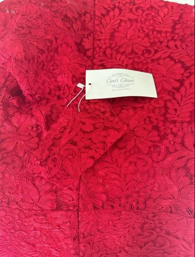 Cari's Closet Red Lace Dress