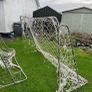 Two 8 foot x 5 foot soccer goalposts Image 2
