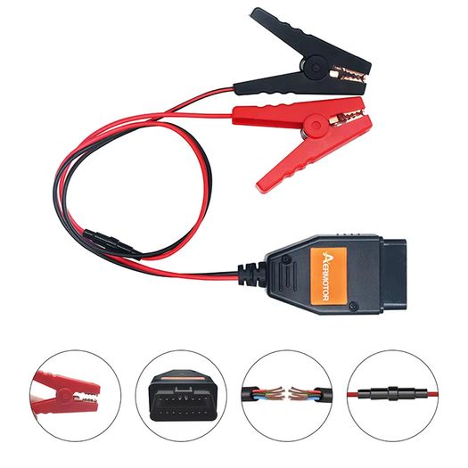 Battery Clips OBD2 Connectors Emergency Power Off Protector ECU Memory Cable BT 30 Car Take the Electricity Cable
