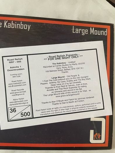 The Kabinboy / Large Mound - Road Relish #5