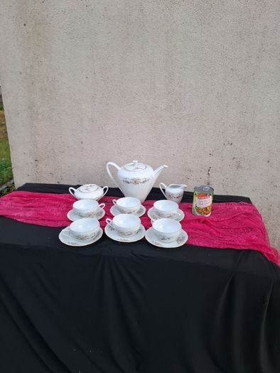 China floral tea set postage possible
