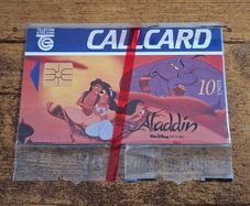Ireland CallCard "Aladdin" Walt Disney, mint in wrapper, 1/1994, 10 Units - free standard postage
