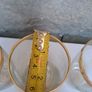 Vintage gold rimmed fruit tumblers Image 3